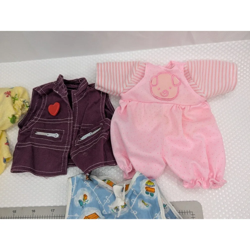 Small Doll Clothes Outfit‎ Lot Gown Dress Shirt Vest